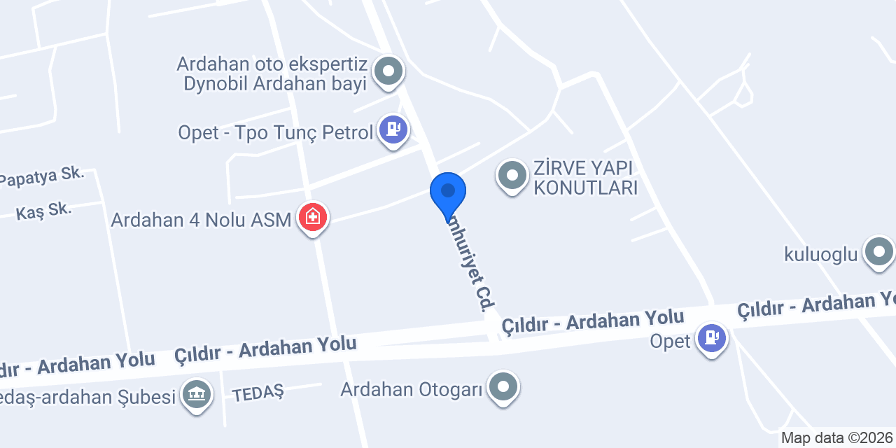 Felek oto aksesuar konumu