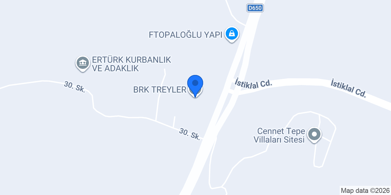 BRK TREYLER konumu