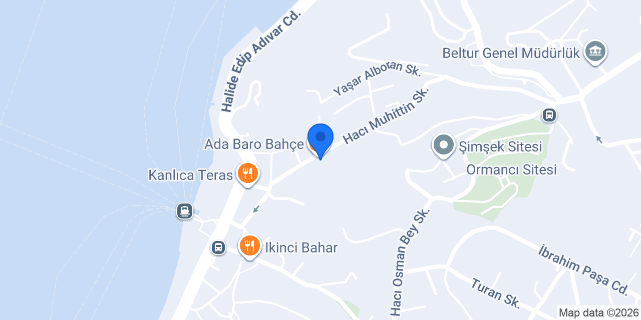 Ada Baro Bahçe konumu