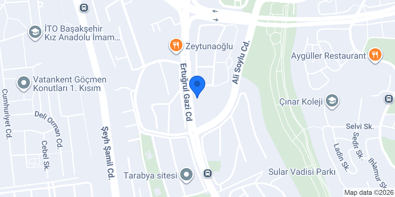 Başakşehir İlçe Milli Eğitim Müdürlüğü konumu