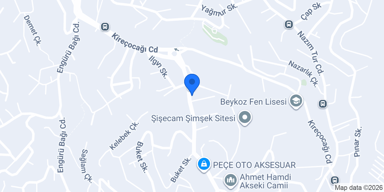 Kavacık Yapı Malzemeleri konumu