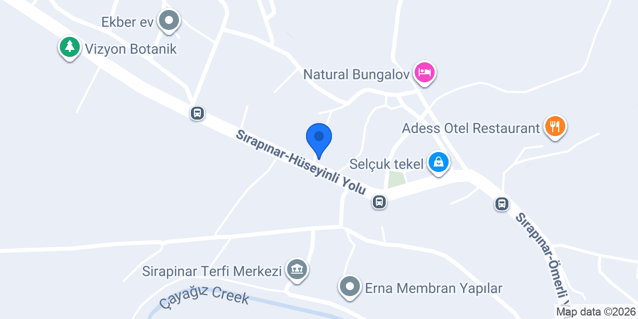 Sırapınar Yapı Malzemeleri konumu