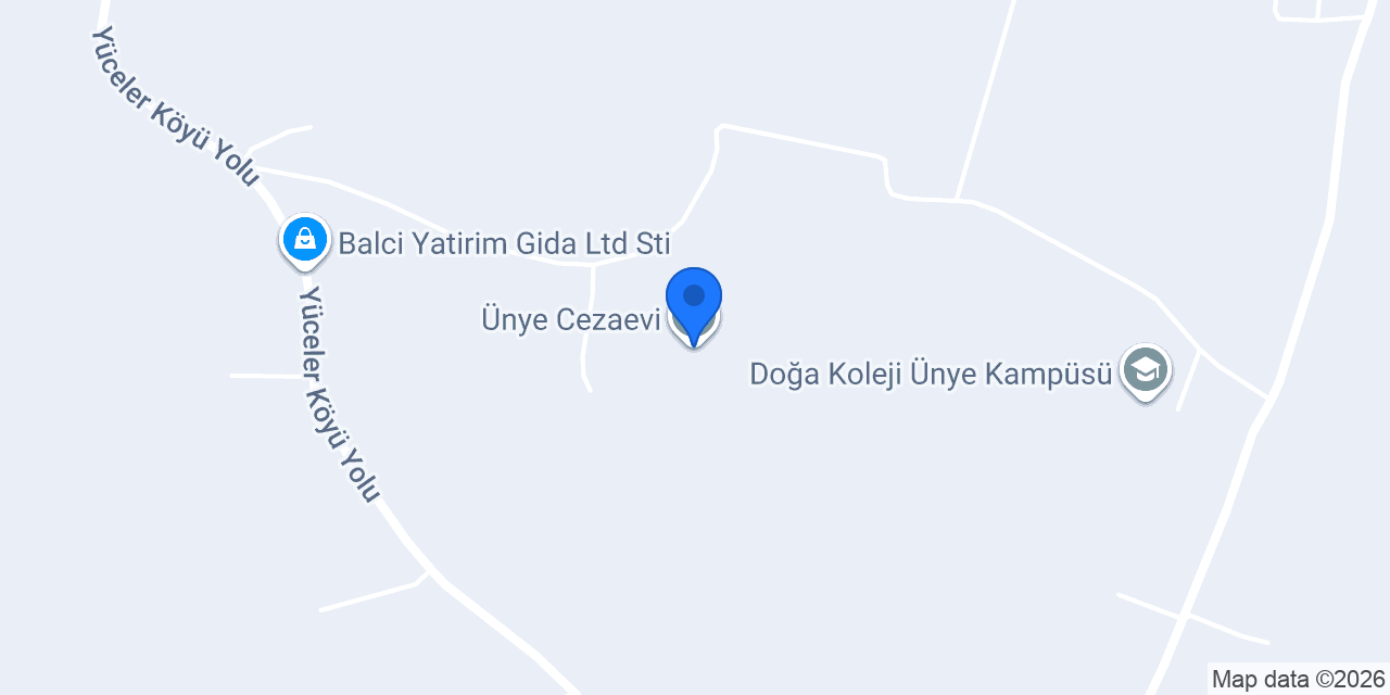 Ünye Cezaevi konumu