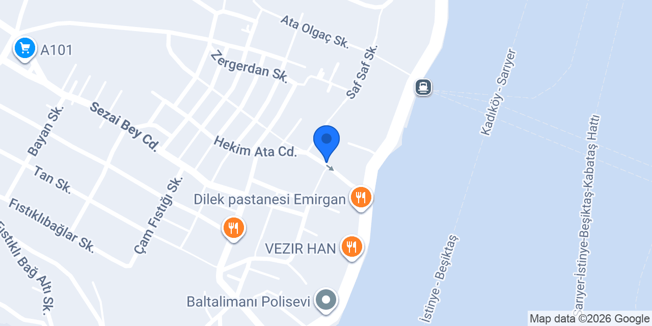 BÜES Pilates Studio konumu