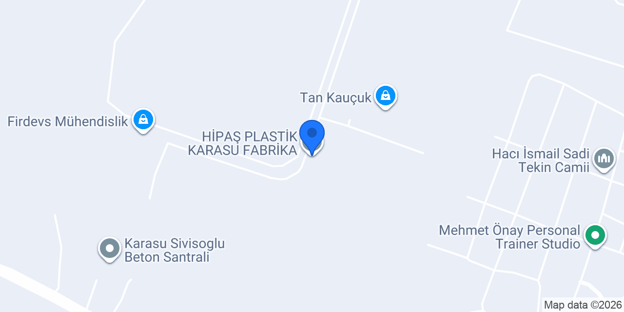 HİPAŞ PLASTİK KARASU FABRİKA konumu