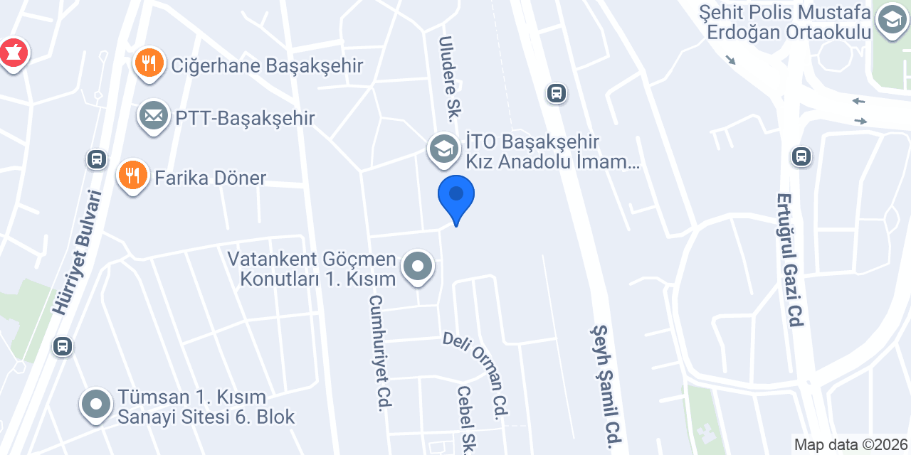 Artistic Bayan Kuaförü konumu