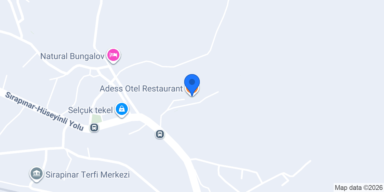 Adess Otel Restaurant konumu