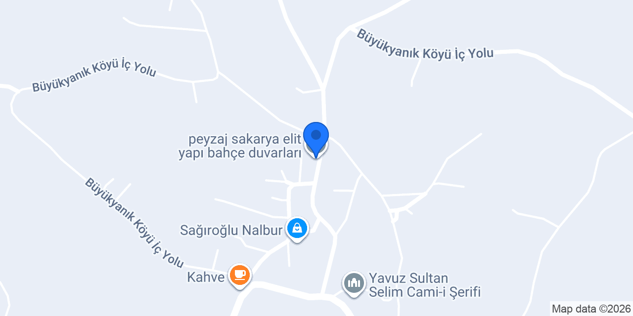 peyzaj sakarya elit yapı bahçe duvarları konumu