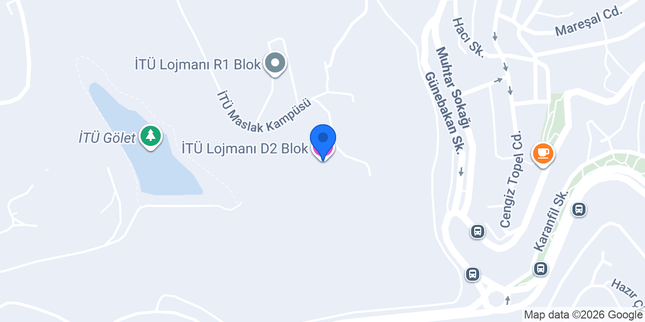 İTÜ Lojmanı D2 Blok konumu