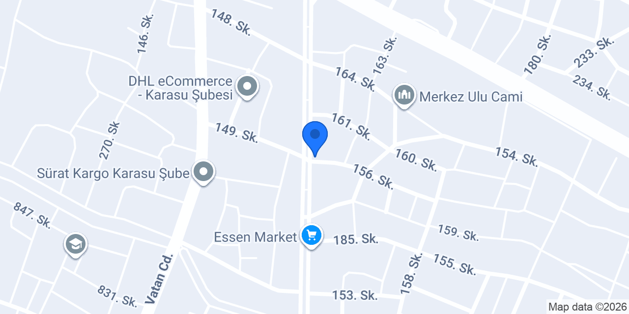 Cavahir Mobilya konumu