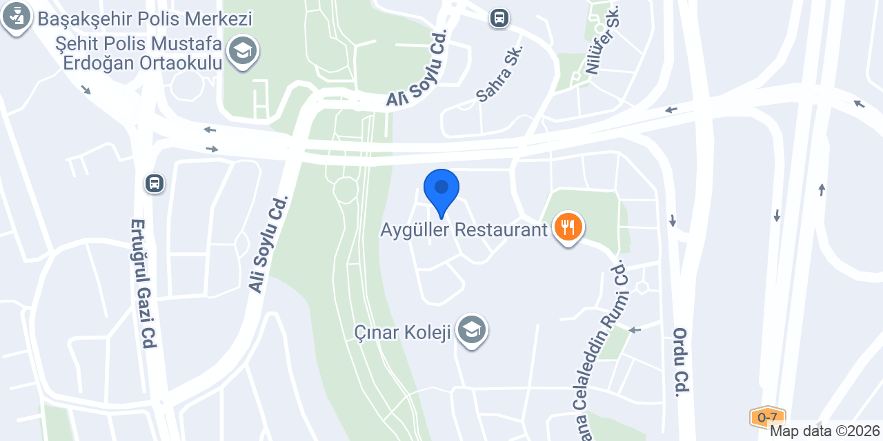 Özel Hira Anaokulu konumu