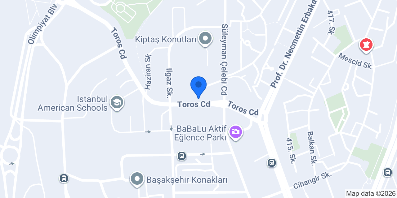 Bambi Yatak Başakşehir konumu