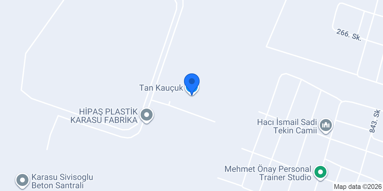 Tan Kauçuk konumu