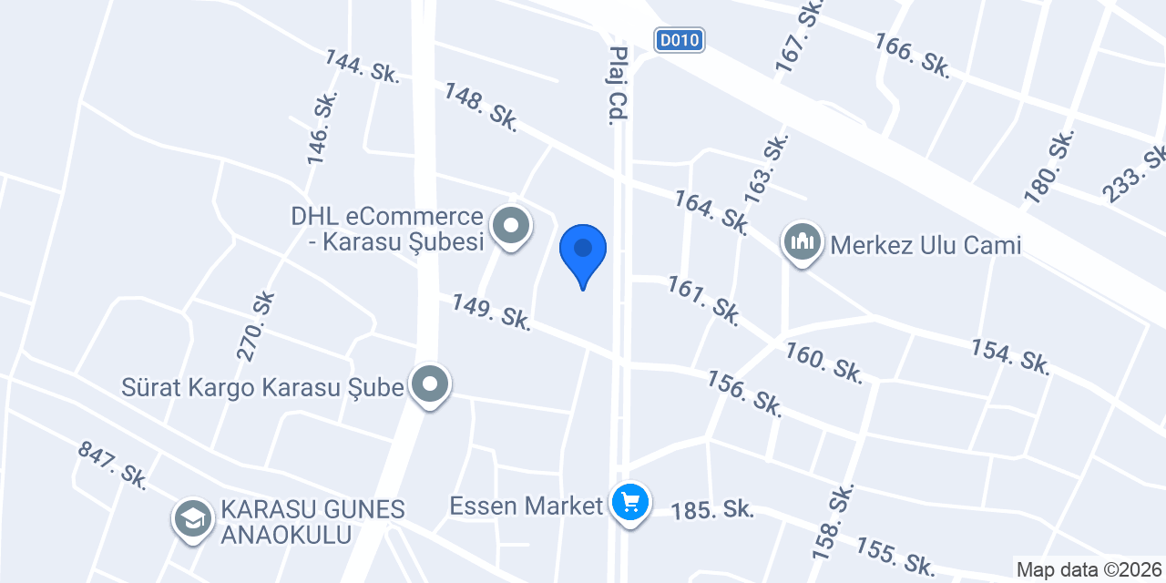 Karasu Bahçe Mobilyasi konumu