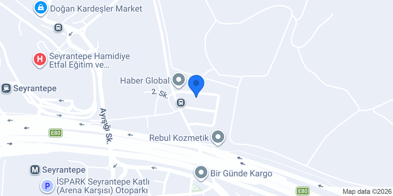 Akras Akrilik konumu