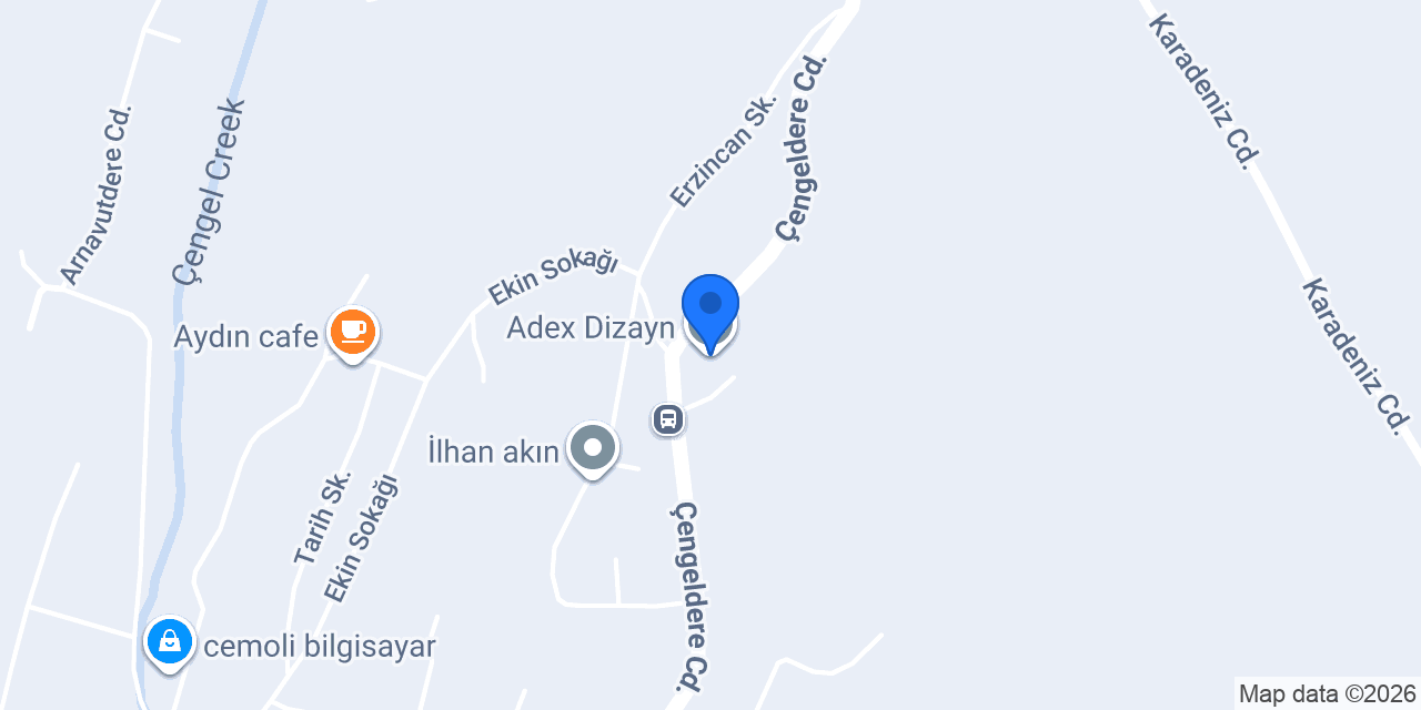 Adex Dizayn konumu