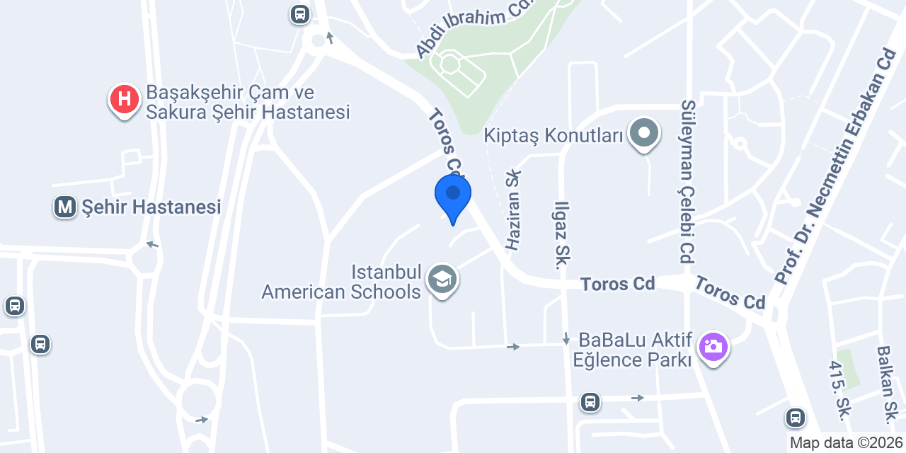 NURHAK SATIŞ OFISI BAŞAKŞEHIR konumu