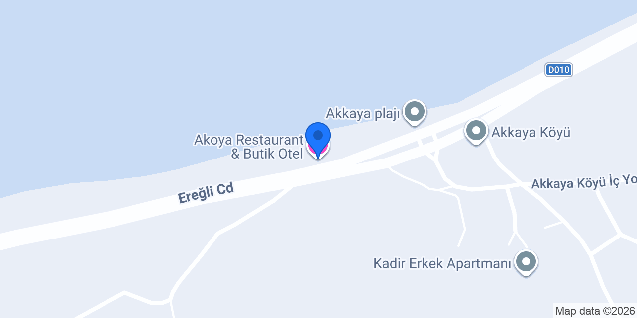 Akoya Restaurant & Butik Otel konumu