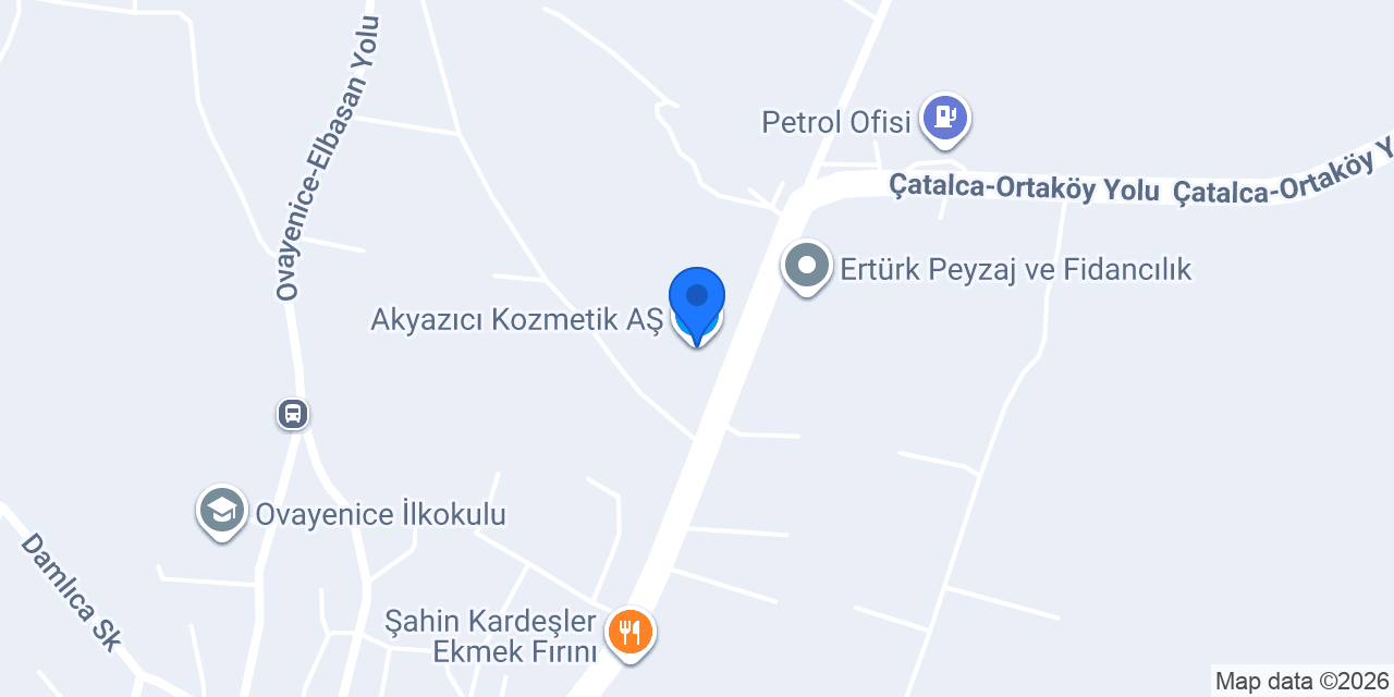 Akyazıcı Kozmetik AŞ konumu