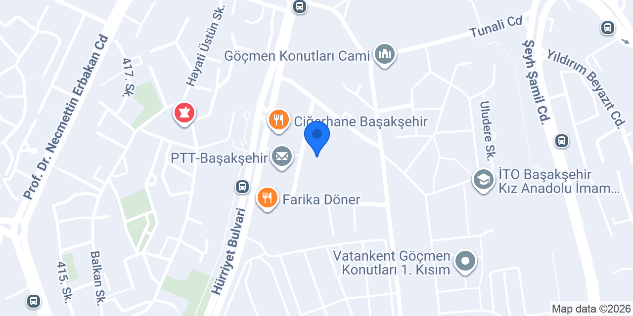 Şoteks Etiket konumu