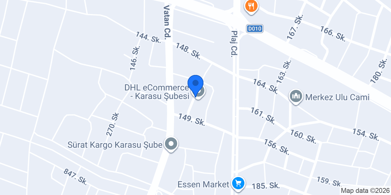 Karasu Duşakabin / ÖZBAY DUŞ konumu