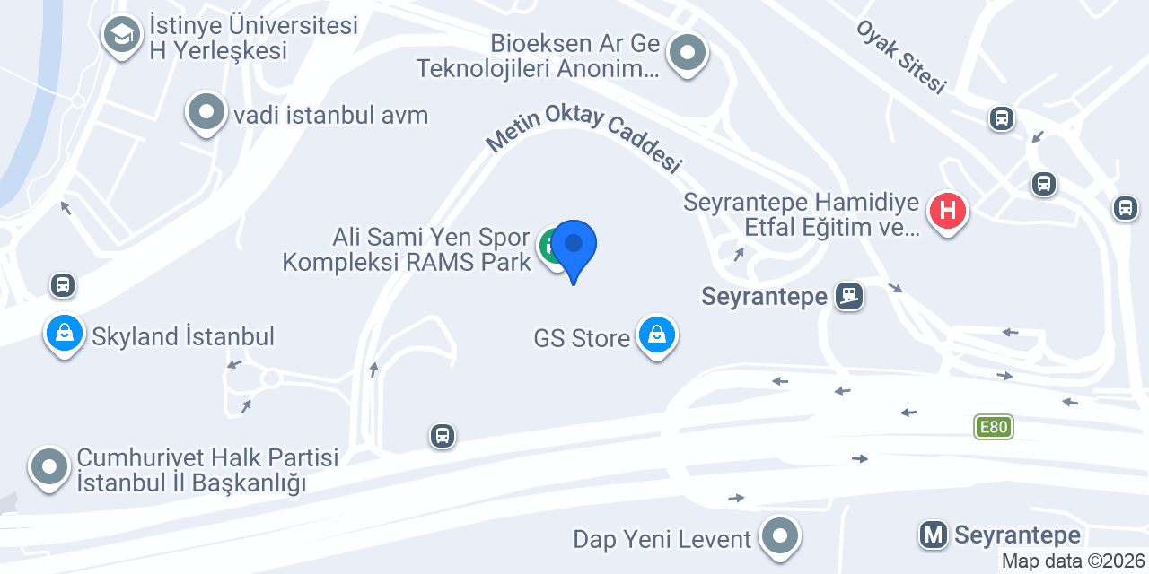 Galatasaray Store konumu