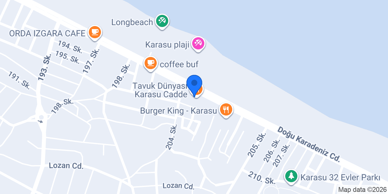 Little Caesars Karasu Sakarya Şubesi konumu
