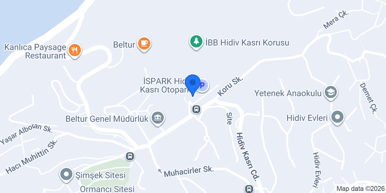 Bahçe Market Hidiv Kasrı konumu