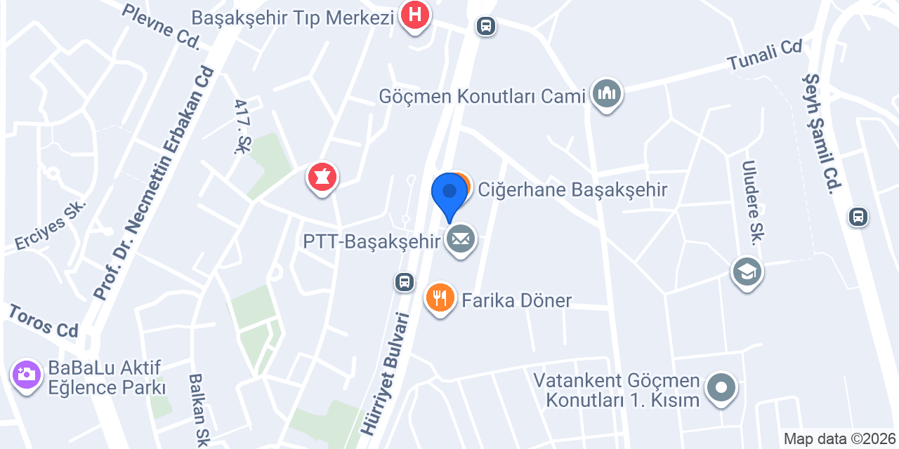 Osmanlı Davet Sarayları konumu