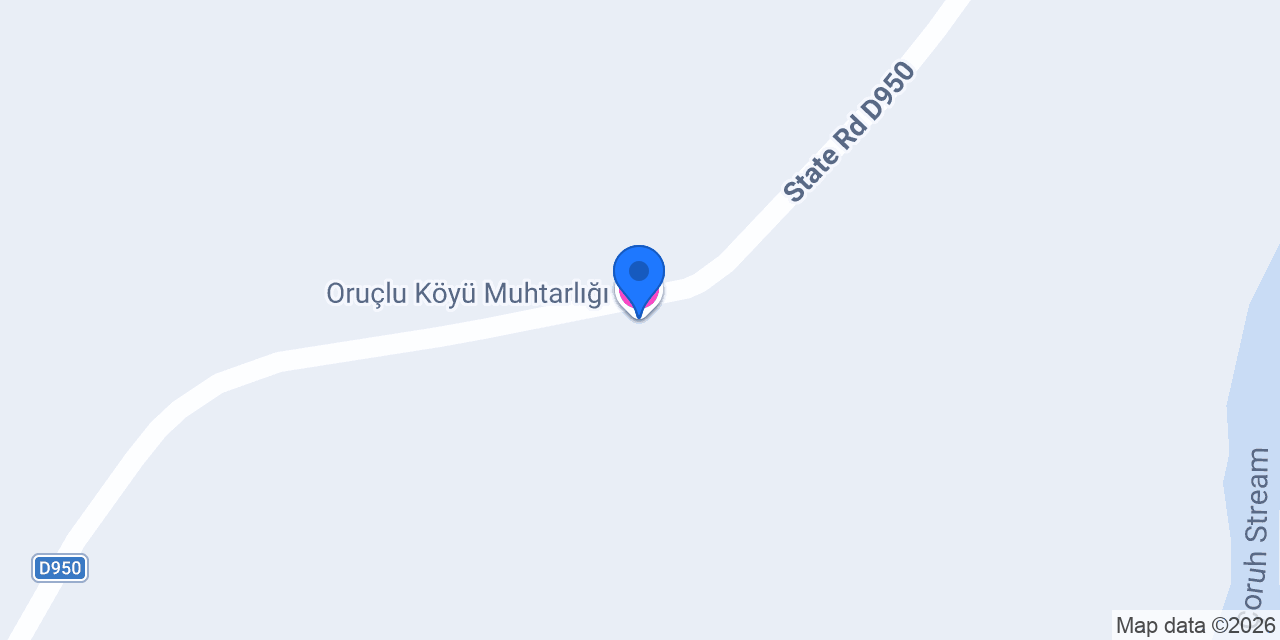 Oruçlu Köyü Muhtarlığı konumu