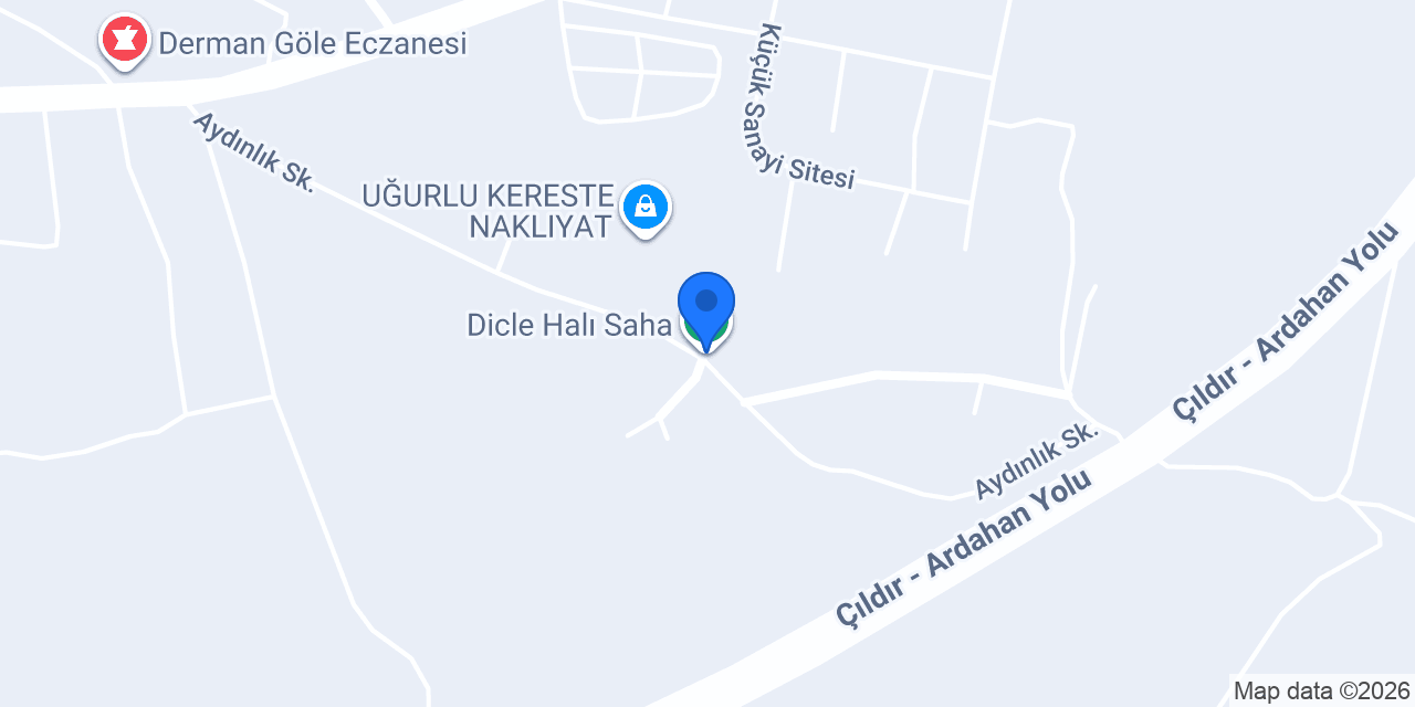 Dicle Halı Saha konumu
