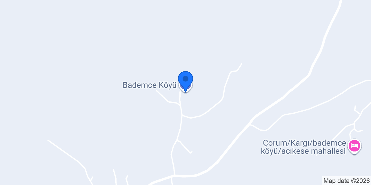 Bademce Köyü konumu