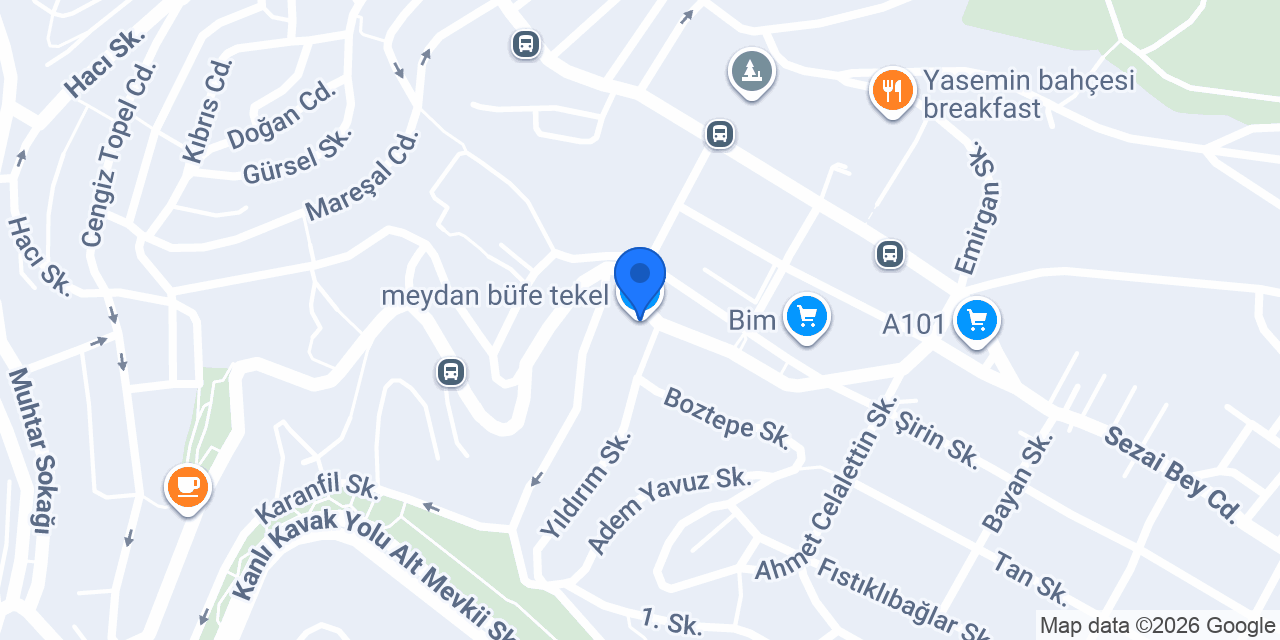 meydan büfe tekel konumu