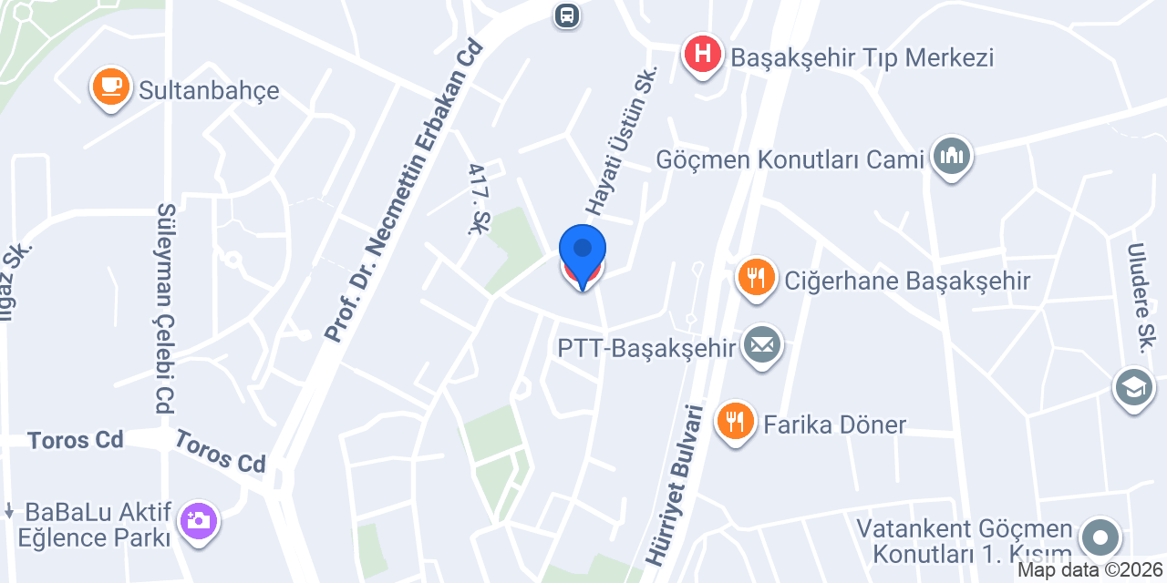 Başakşehir Eczanesi konumu