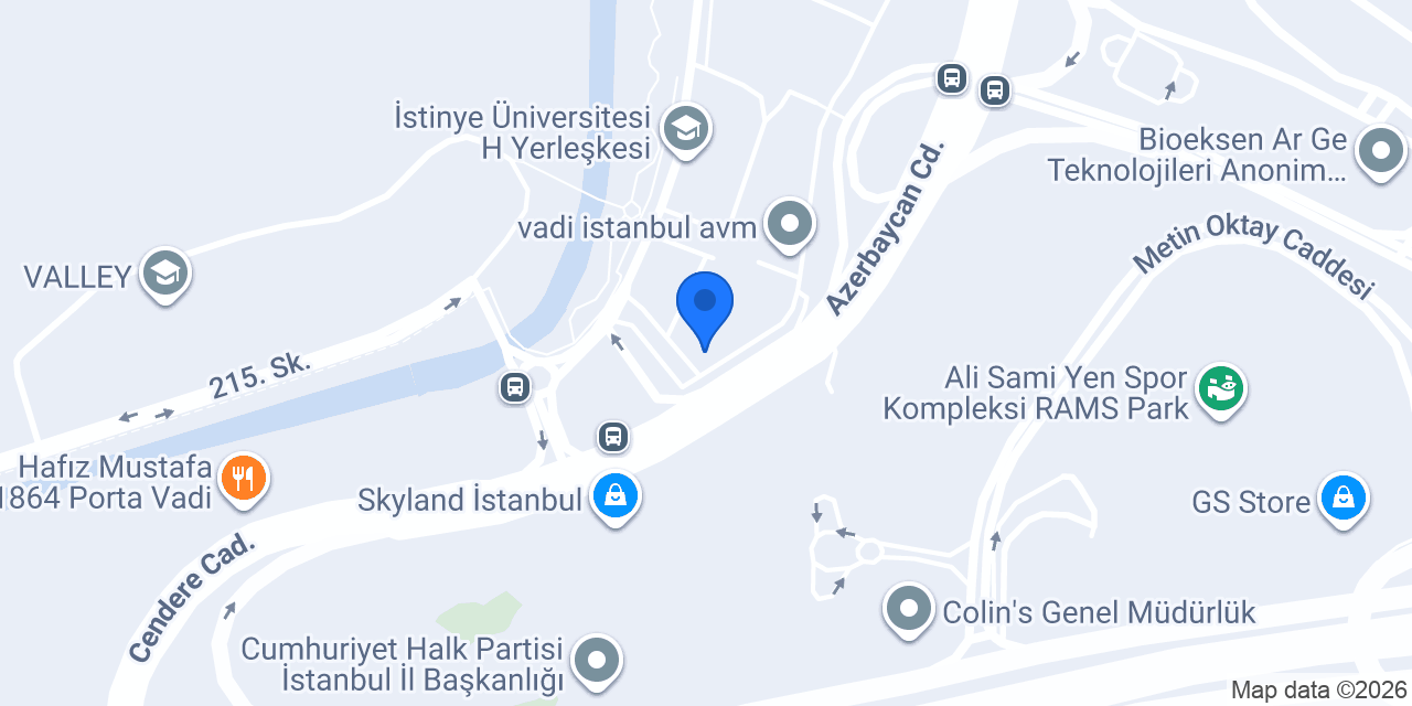 Alternatif Bank Vadistanbul Şubesi konumu