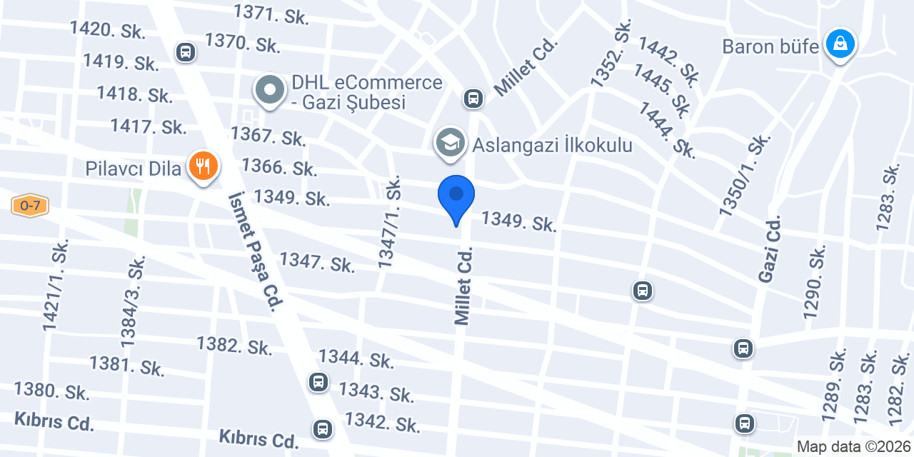 Terzi Ahmet Usta konumu