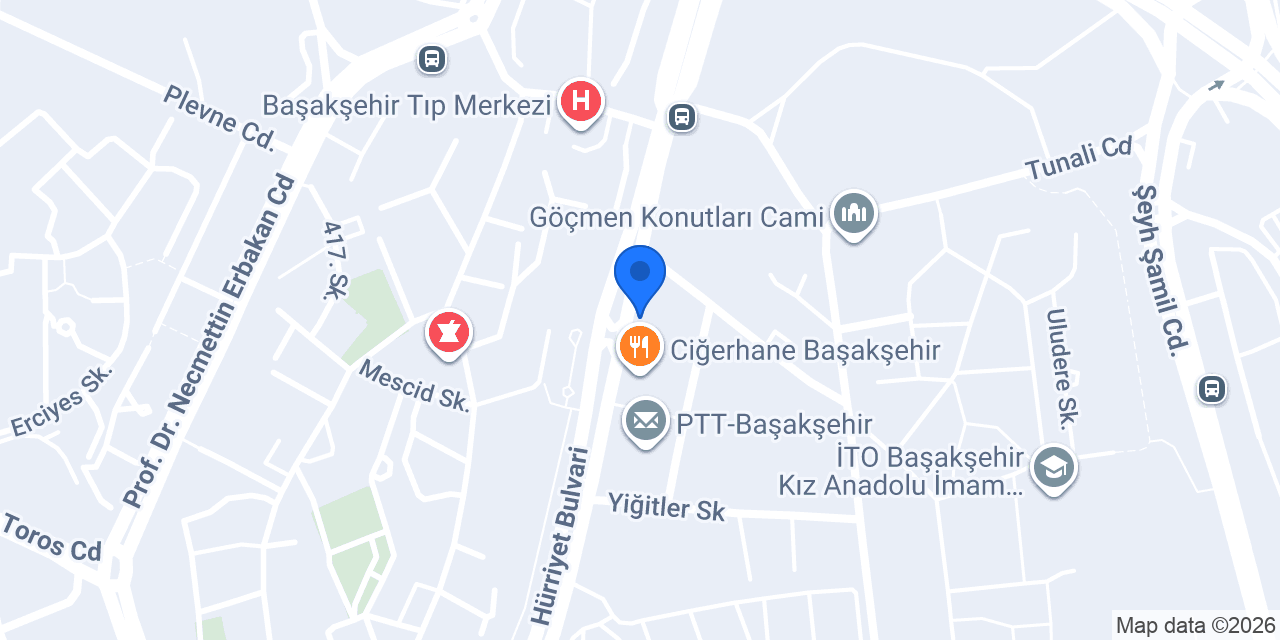 İNCİ DAVET SALONLARI konumu