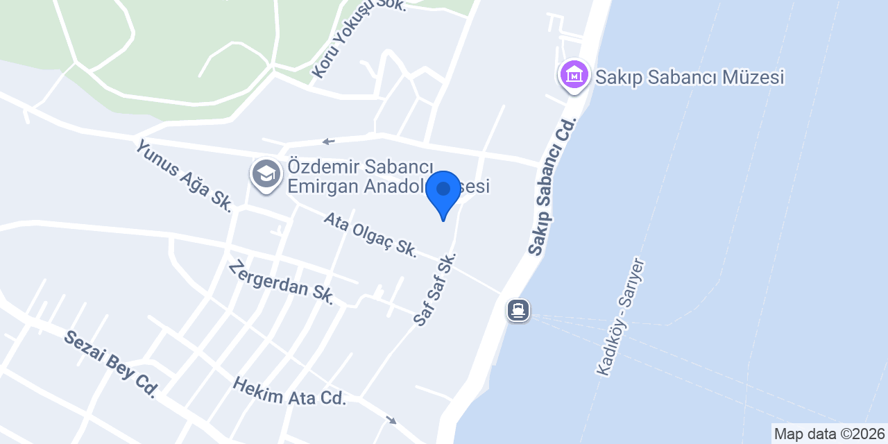 Emirgan Okulu konumu