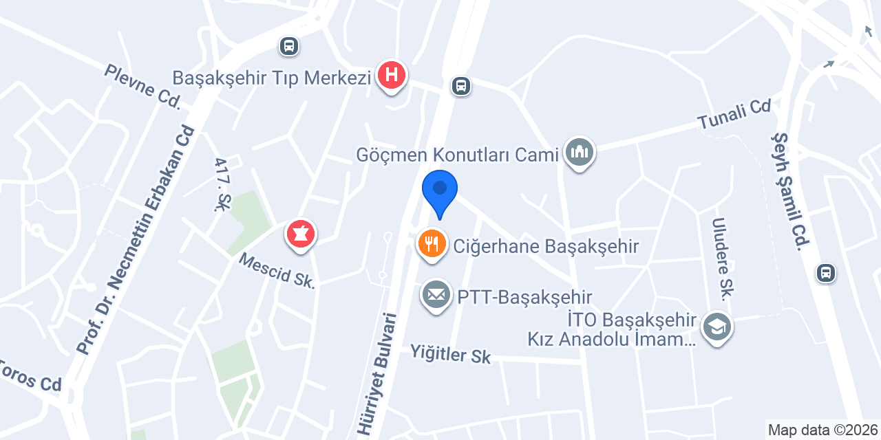 English Time Başakşehir konumu