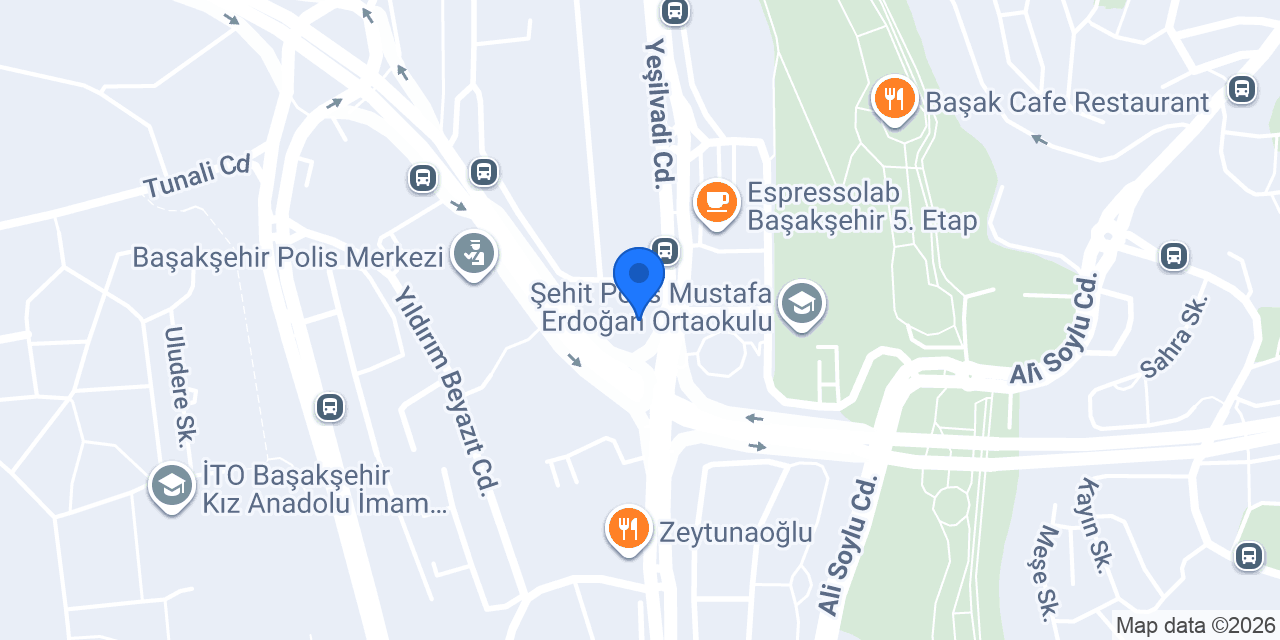 Nil Tercüme Translation Center Başakşehir konumu