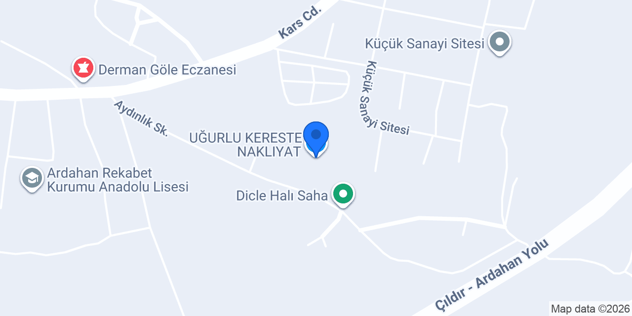 UĞURLU KERESTE NAKLIYAT konumu