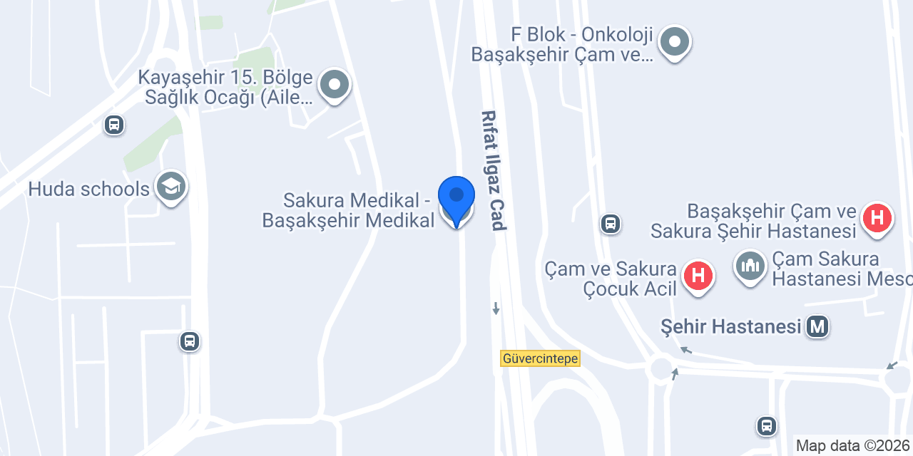 Sakura Medikal - Başakşehir Medikal konumu