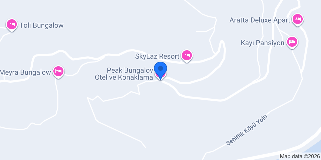 Peak Bungalov Otel ve Konaklama konumu
