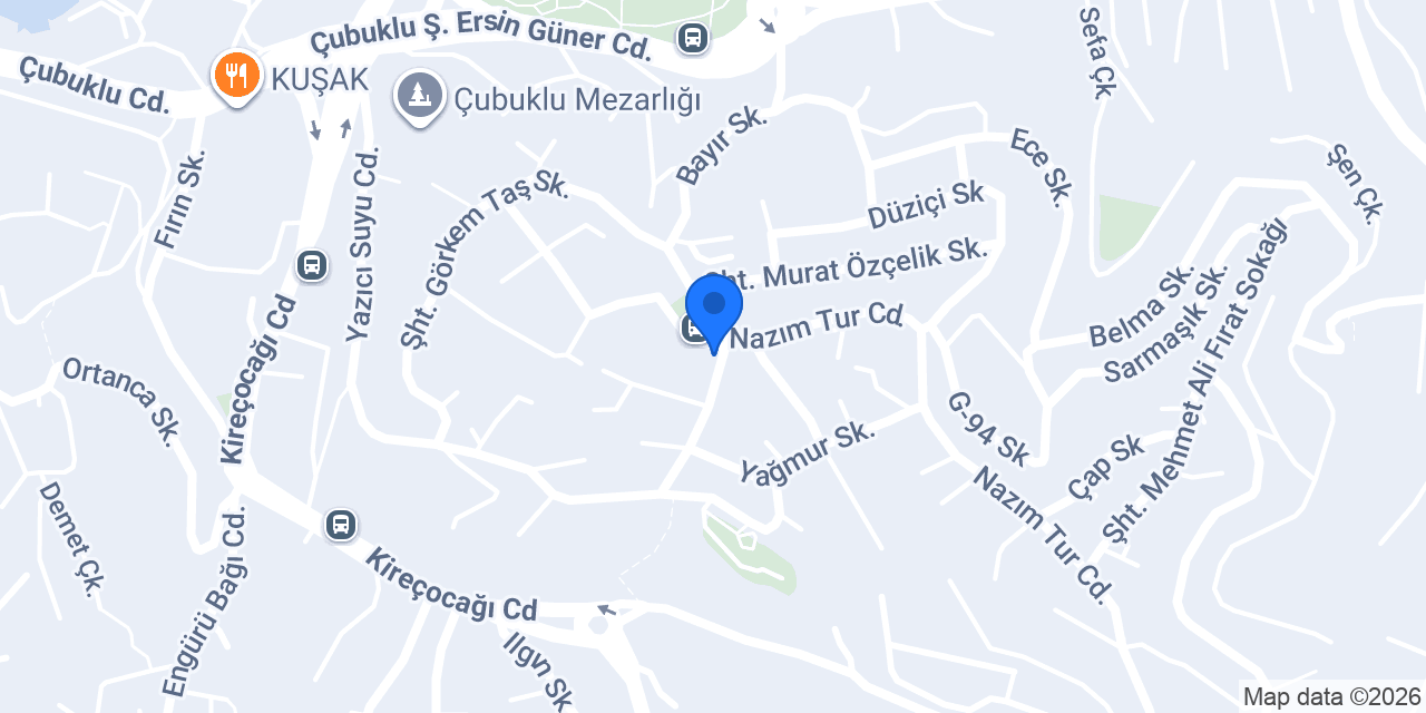 Çardak konumu