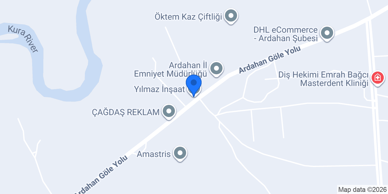 Yılmaz İnşaat konumu
