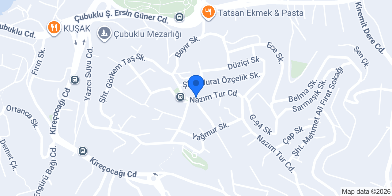 Kesimli DİZAYN konumu
