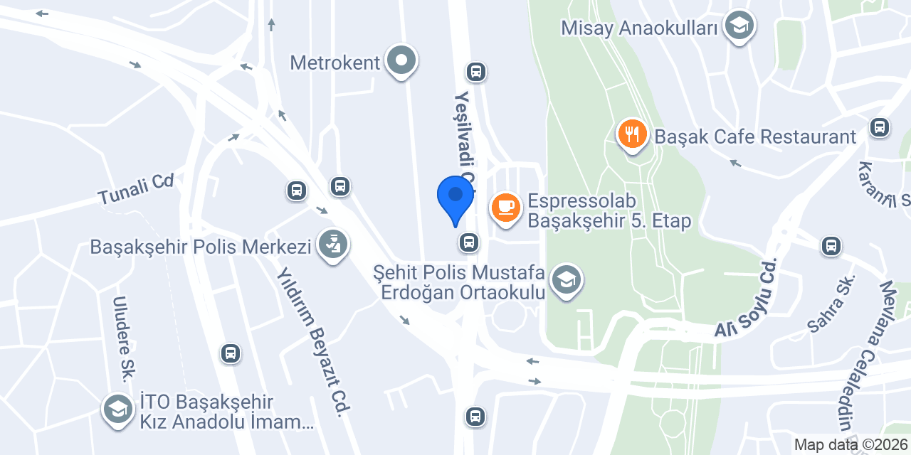 Hassos Döner Başakşehir konumu