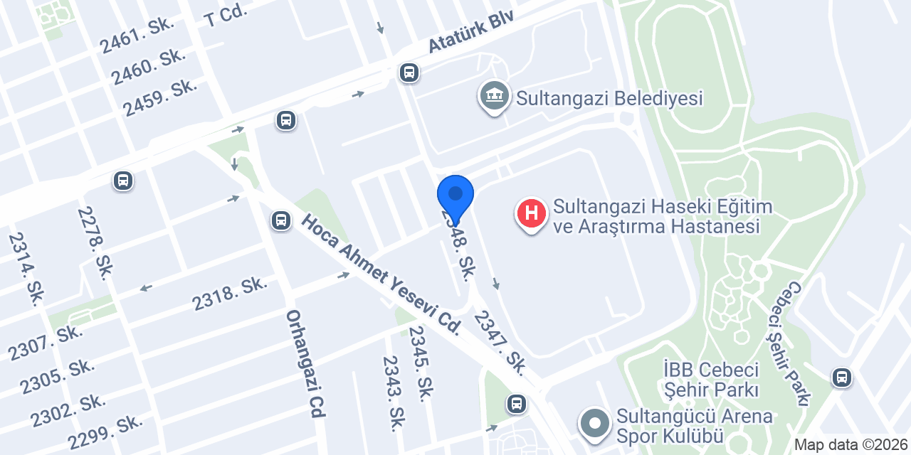 Bereket Döner konumu