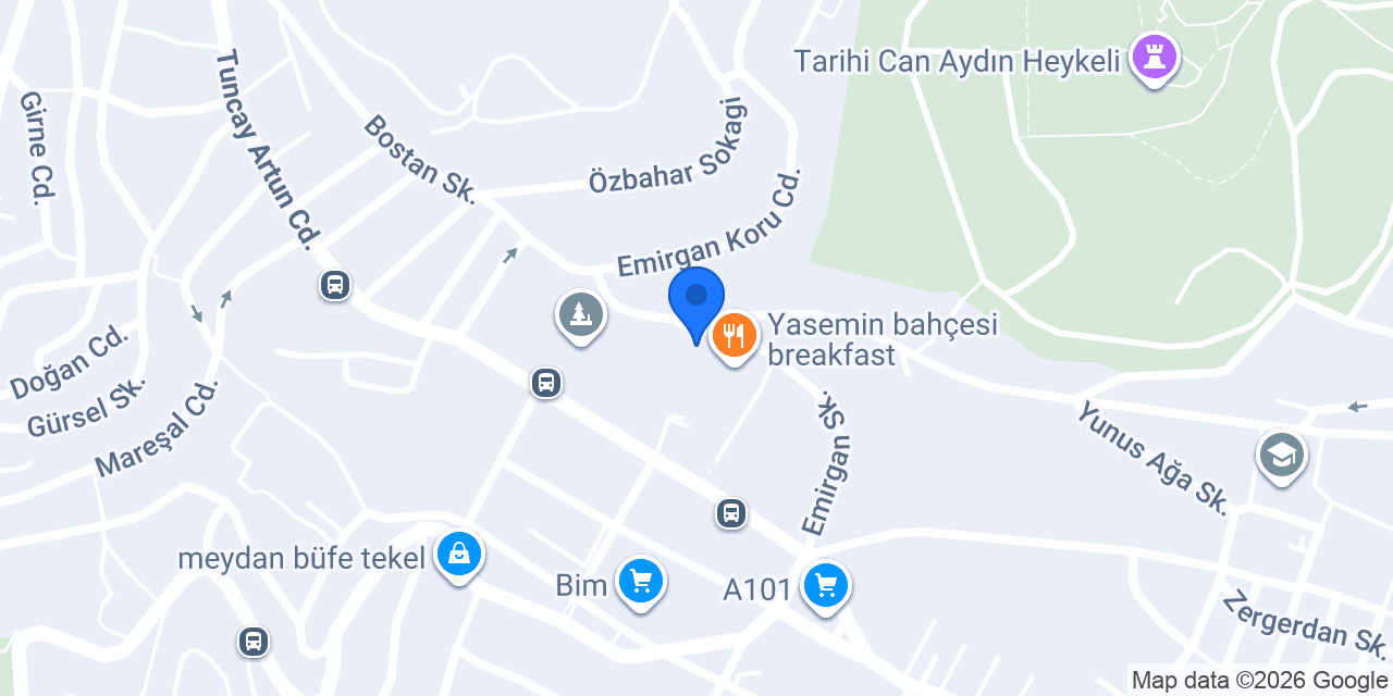 Bloomsbury İstanbul konumu