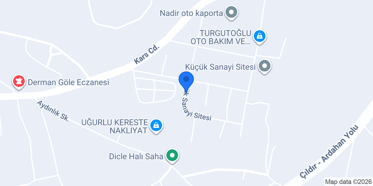 YILDIRIM MERMER ARDAHAN konumu